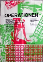 AUSSTELLUNG: OPERATIONEN - 1969 - Dieter Himmelmann - Poster - Kassel