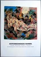 AUSSTELLUNG: ACHTUNDZWANZIG FAHNEN - 19XX - Gabler - Poster - Hamburg