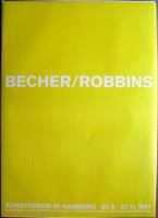 AUSSTELLUNG: BECHER/ROBBINS - 1994 - Plakat - Poster - Hamburg