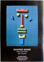 AUSSTELLUNG: MANFRD BESSER - 1995 - Bilder aus 20 Jahren - Poster - Hamburg
