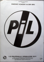 PUBLIC IMAGE - P.I.L. - 1983 - Sex Pistols - In Concert Tour - Poster - Dsseldorf