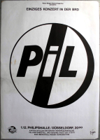 PUBLIC IMAGE - P.I.L. - 1983 - Sex Pistols - In Concert Tour - Poster - Dsseldorf