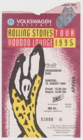 ROLING STONES - 1995 - Ticket - Einrtittskarte - Voodoo... Tour - Hockenheim