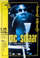 MC SOLAAR - 1994 - Live In Concert - Strictly Limited Tour - Poster - Köln
