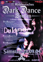 DARK DANCE TREFFEN 11. - 2004 - Plakat - ASP - Das Ich - Poster - Lahr