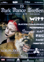 DARK DANCE TREFFEN 19. - 2006 - Joachim Witt - Rotersand - Poster - Autogramme
