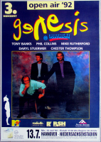GENESIS - 1992 - Plakat - In Concert - We cant Dance Tour - Poster - Hannover - B
