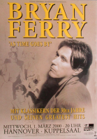 FERRY, BRYAN - ROXY MUSIC - 2000 - Plakat - As Time goes - Poster - Hannover