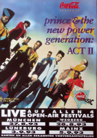 PRINCE - 1993 - In Concert - New Power Generation - Act II Tour - Poster