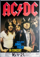 AC/DC - ACDC - 1979 - Plakat - Judas Priest - Highway...Tour - Poster - Essen