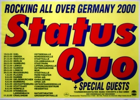 STATUS QUO - 2000 - In Concert - Rocking all Over Germany Tour - Poster