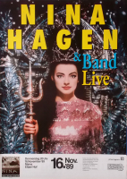 HAGEN, NINA - 1989 - Plakat - In Concert - Nina Hagen Tour - Poster - Mainz