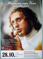 VAN VEEN, HERMAN - 1975 - In  Concert - Wunder Tour - Poster - Braunschweig