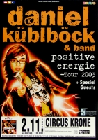 KÜBLBÖCK, DANIEL - 2003 - In Concert - Positive Energie Tour - Poster - München