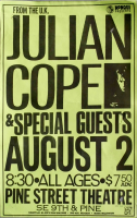 COPE, JULIAN - 1987 - Plakat - In Concert - Poster - Flyer - Portland - USA