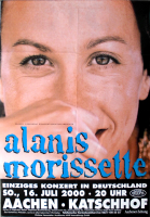 MORISSETTE, ALANIS - 1999 - In Concert - Junkie Tour - Poster - Aachen