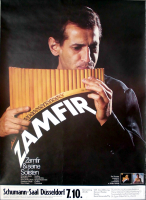 ZAMFIR, GHEORGHE - 1976 - Plakat - Panflte - In Concert - Poster - Dsseldorf