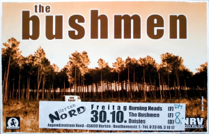 BUSHMEN, THE - 1998 - Plakat - Punk - Life Is Hard.... Tour - Poster - Herten