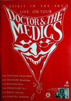 DOCTOR & THE MEDICS - 1986 - Live In Concert - Spirit in the Sky Tour - Poster