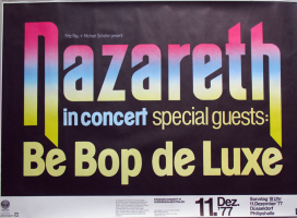 NAZARETH - 1977 - Plakat - In Concert Tour - Poster - Dsseldorf