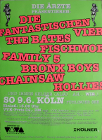ÄRZTE, DIE - 1996 - Fantastischen Vier - Bates - Fischmob - Family 5 - Poster - Köln