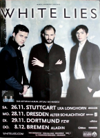WHITE LIES - 2010 - Plakat - In Concert - Ritual Tour - Poster
