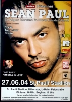 PAUL, SEAN - 2004 - Konzertplakat - Concert - Get Busy... - Poster - Hamburg