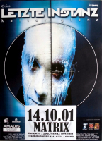LETZTE INSTANZ - 2001 - Plakat - In Concert - Kalter Glanz Tour - Poster - Bochum