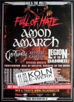 FULL OF HATE - 2009 - Amon Amarth - Obituary - Legion of the... - Poster - Kln