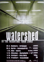 WATERSHED - 2002 - Plakat - In Concert - In the Meantime Tour - Poster