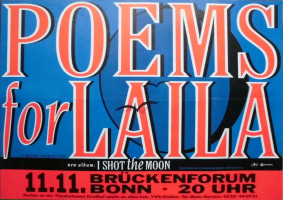 POEMS FOR LEILA - 1994 - In Concert - I Shot the Moon Tour - Poster - Bonn
