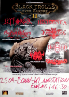 BLACK TROLLS FESTIVAL - 2011 - Skyforger - Nothgard - Finsterhain - Poster - Bonn