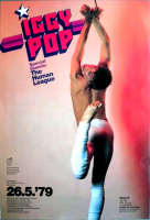 HUMAN LEAGUE - 1979 - Concert - Iggy Pop - Reproduction Tour - Poster - Hamburg