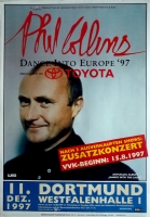 COLLINS, PHIL - GENESIS - 1997 - In Concert - Dance Tour - Poster - Dortmund