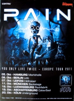 PAIN - 2011 - Plakat - In Concert - You Only Live Twice Tour - Poster