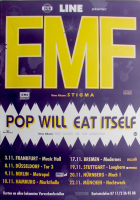 EMF - 1992 - In Concert - Pop Will Eat Itself - Stigma Tour - Poster