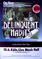 DELINQUENT HABITS - 2001 - Plakat - Merry Go Round Tour - Poster - Kln