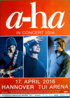 A-HA - 2016 - Plakat - In Concert - Cast in Steel Tour - Poster - Hannover B