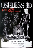 USELESS ID - 2010 - In Concert - The Lost Broken Bones Tour - Poster - Dsseldorf