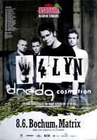 4LYN - 4 LYN - 2002 - Plakat - Dredg - In Concert - Neon Tour - Poster - Bochum