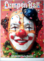 KARNEVAL - 1979 - Plakat - Lumpen Ball - Gnther Kieser - Poster - Frankfurt