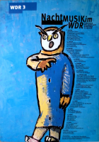 WDR - 1996 - Plakat - Edelmann - In Concert - Hrfunk - Nachtmusik - Poster