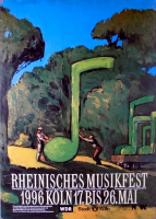 WDR - 1996 - Plakat - In Concert - Rheinisches Musikfest - Poster - Kln