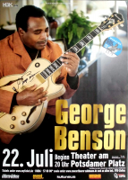 BENSON, GEORGE - 2019 - Plakat - Poster - Berlin - Signed / Autogramm - C