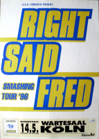 RIGHT SAID FRED - 1996 - Plakat - In Concert Tour - Poster - Kln - B