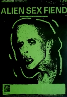 ALIEN SEX FIEND - 1987 - Plakat - In Concert - Here cum Germs Tour - Poster