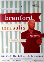 MARSALIS, BRANFORD - 2004 - In Concert - Jazz Nights Tour - Poster - Kln