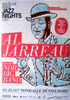 JARREAU, AL - 2007 - In Concert - Jazz Nights Tour - Poster - Düsseldorf