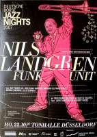 LANDGREN, NILS - 2007 - In Concert - Jazz Nights Tour - Poster - Düsseldorf