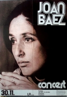 BAEZ, JOAN - 1973 - Konzertplakat - Concert - Tourposter - Frankfurt